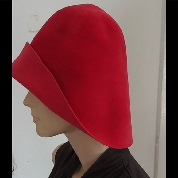 Vintage 60s G. Rossi Montevarchi Red Gumball Hat - Picture 3 of 4
